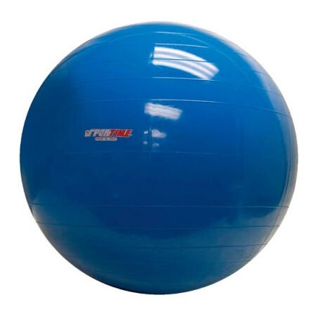 Fabrication Enterprises PhysioGymnic Molded Vinyl Inflatable Exercise Ball, 85 cm (34"), Blue 30-1703